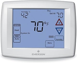 White-Rodgers 1F95-1291 7-Day Touchscreen Thermostat with Humidity Control